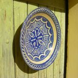 Plat en céramique ancienne du Maroc