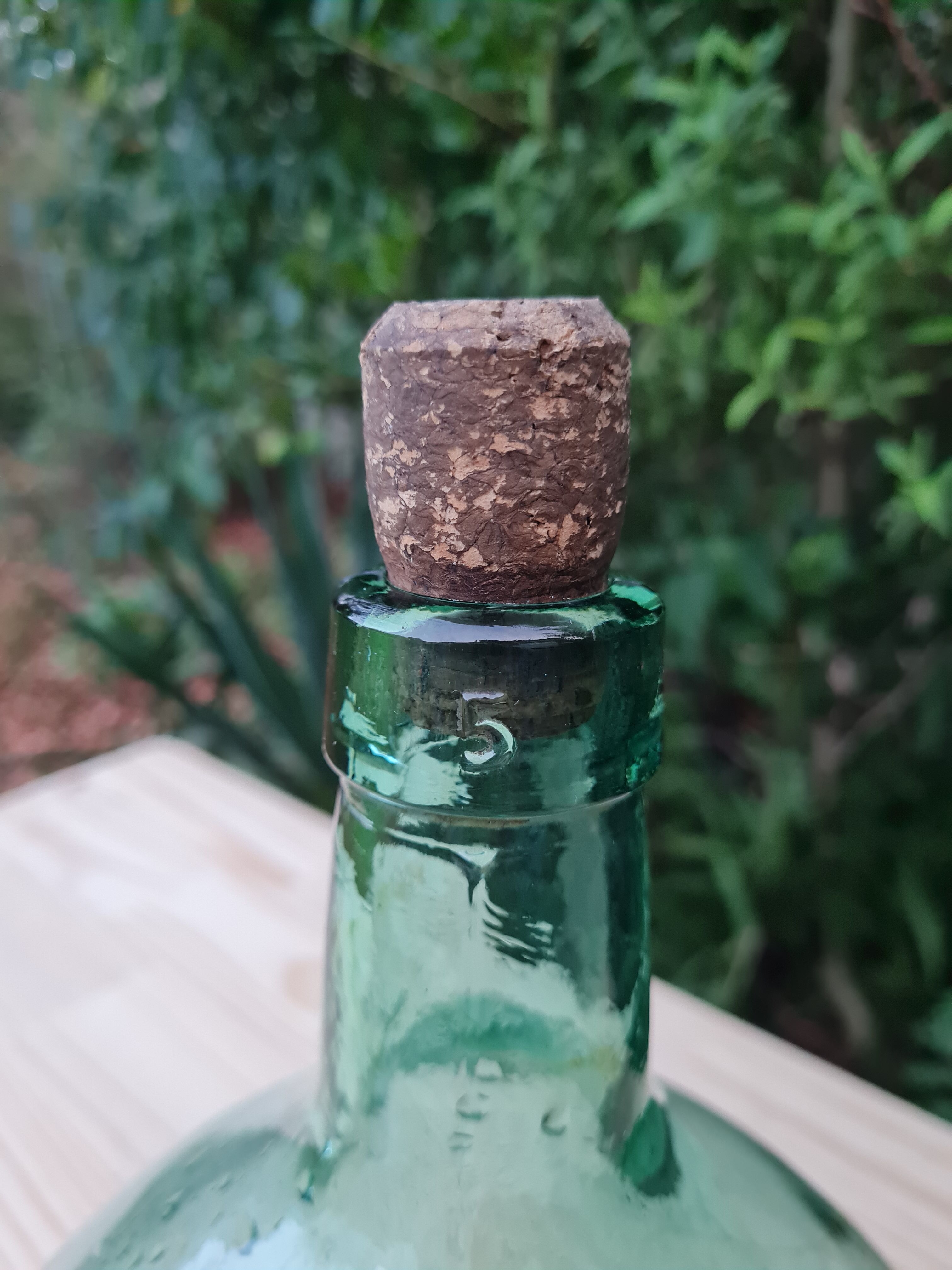 Vintage demijohn Viresa 5 Liters