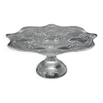H9b large cake stand/horta plate huta hortensja