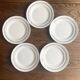 Sarreguemines Dubarry earthenware dessert plates