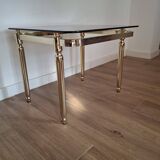Table basse en laiton, années 70