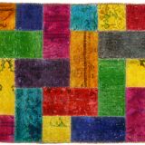 Tapis d'Orient "Patchwork" fin