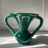 Vallauris vase signed Luc