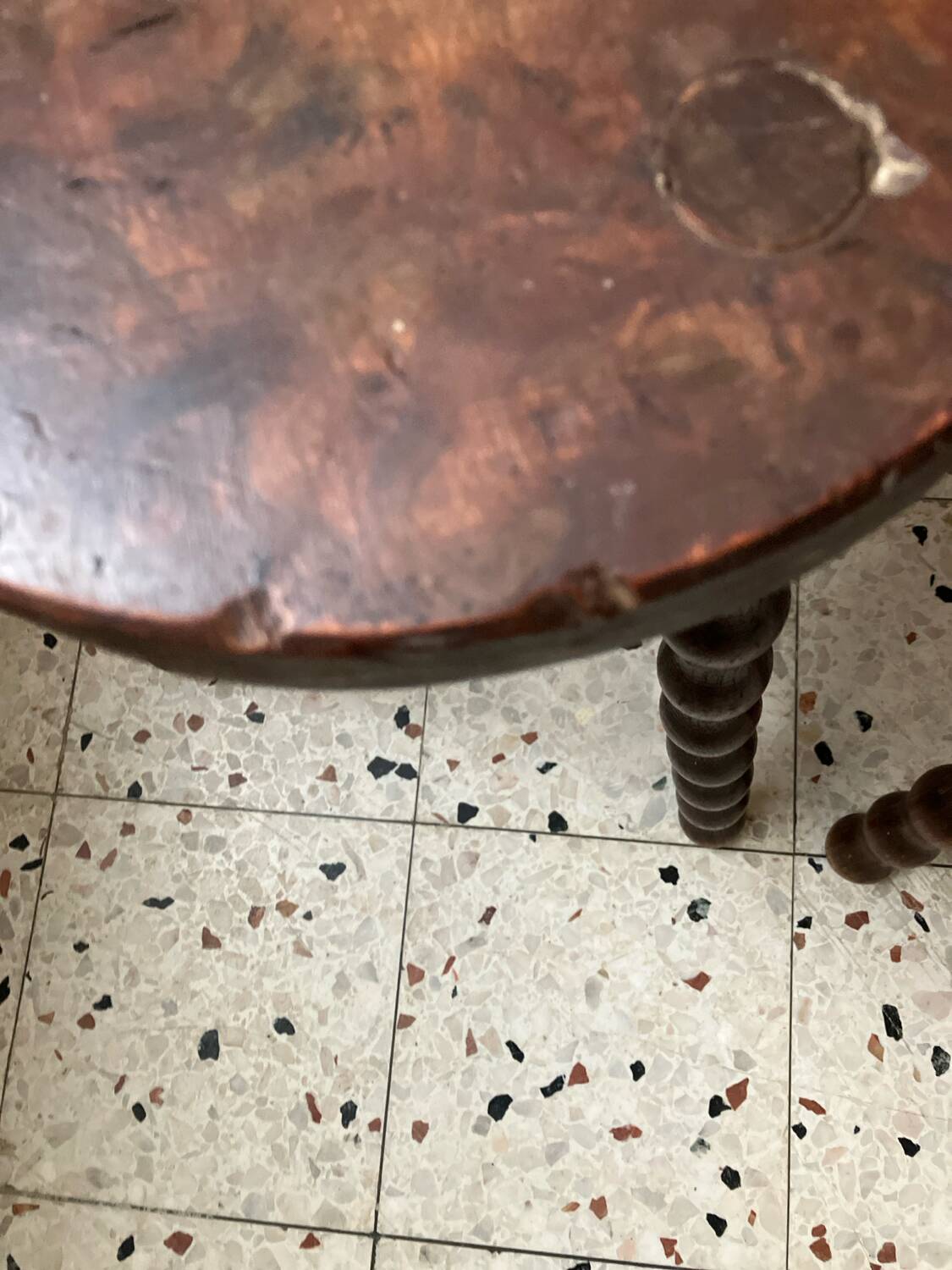 Pair of tripod stools