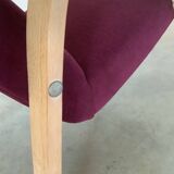 Chauffeuse vintage de 1959 Baumann 280 Restaurée Amara couleur Aubergine