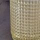 Pair of globe lampshades for wall lamp or lighting lamp in molded pressed glass