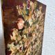 Painting vase with bouquet of flowers