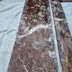 19th century red marble fireplace