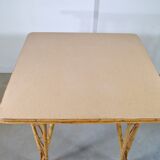 Rattan dining table year 60