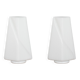 Pair of Italian striped Murano glass table lamps in style of Lino Tagliapie
