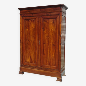 Louis Philippe cabinet in solid walnut, late 19th century