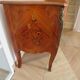Louis XV commode - 2 drawers - floral marquetry - bronze ornament - 1950