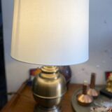 Gold metal lamp
