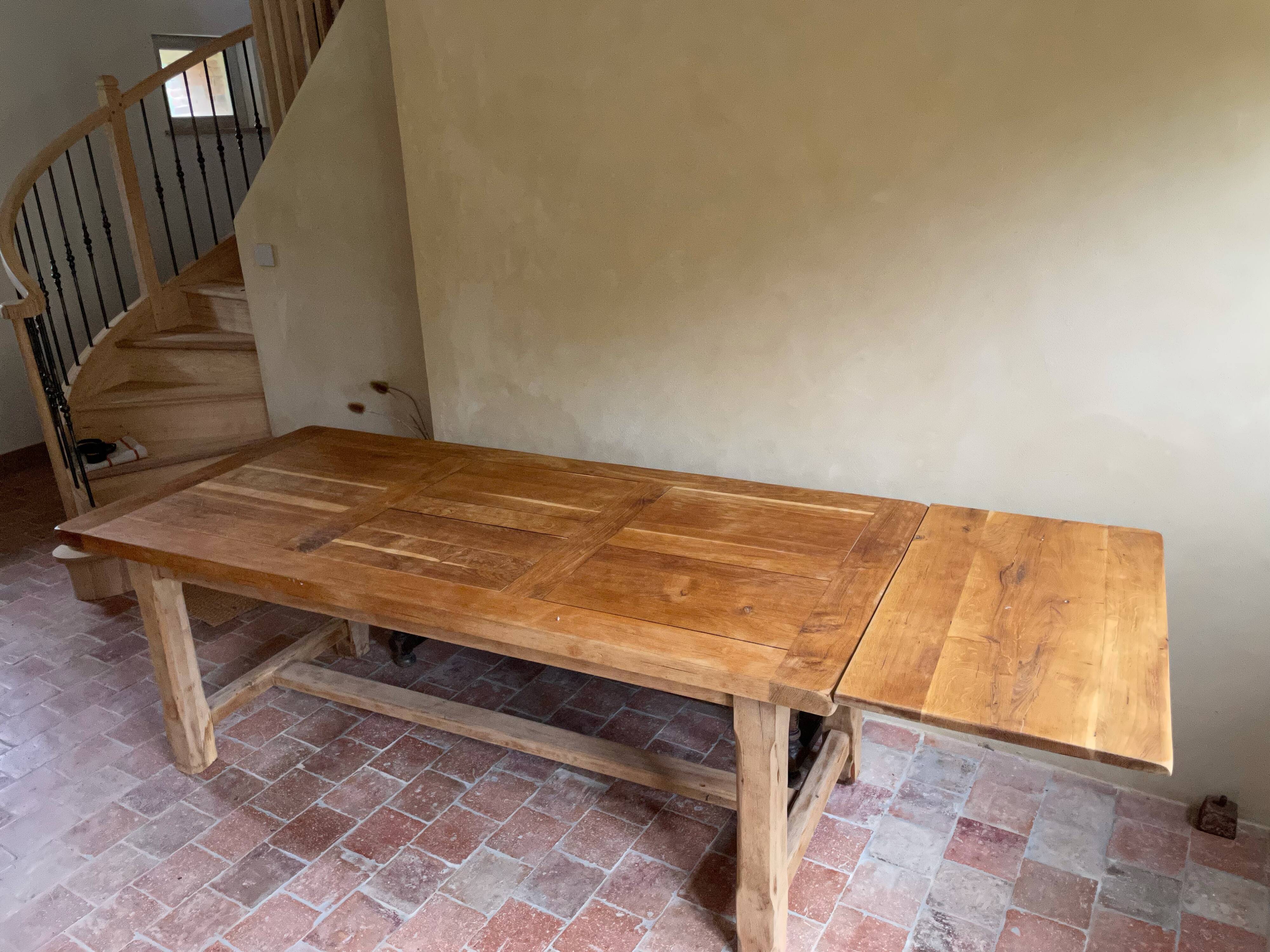 Oak farmhouse table