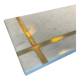 Vintage top in Carrara marble and brass 70s