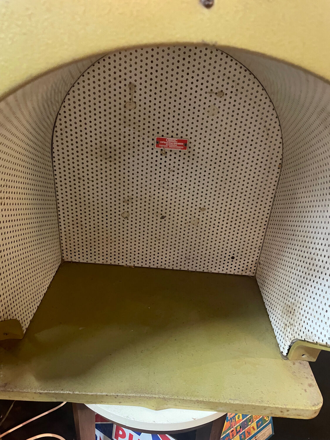 Hotel phone booth support