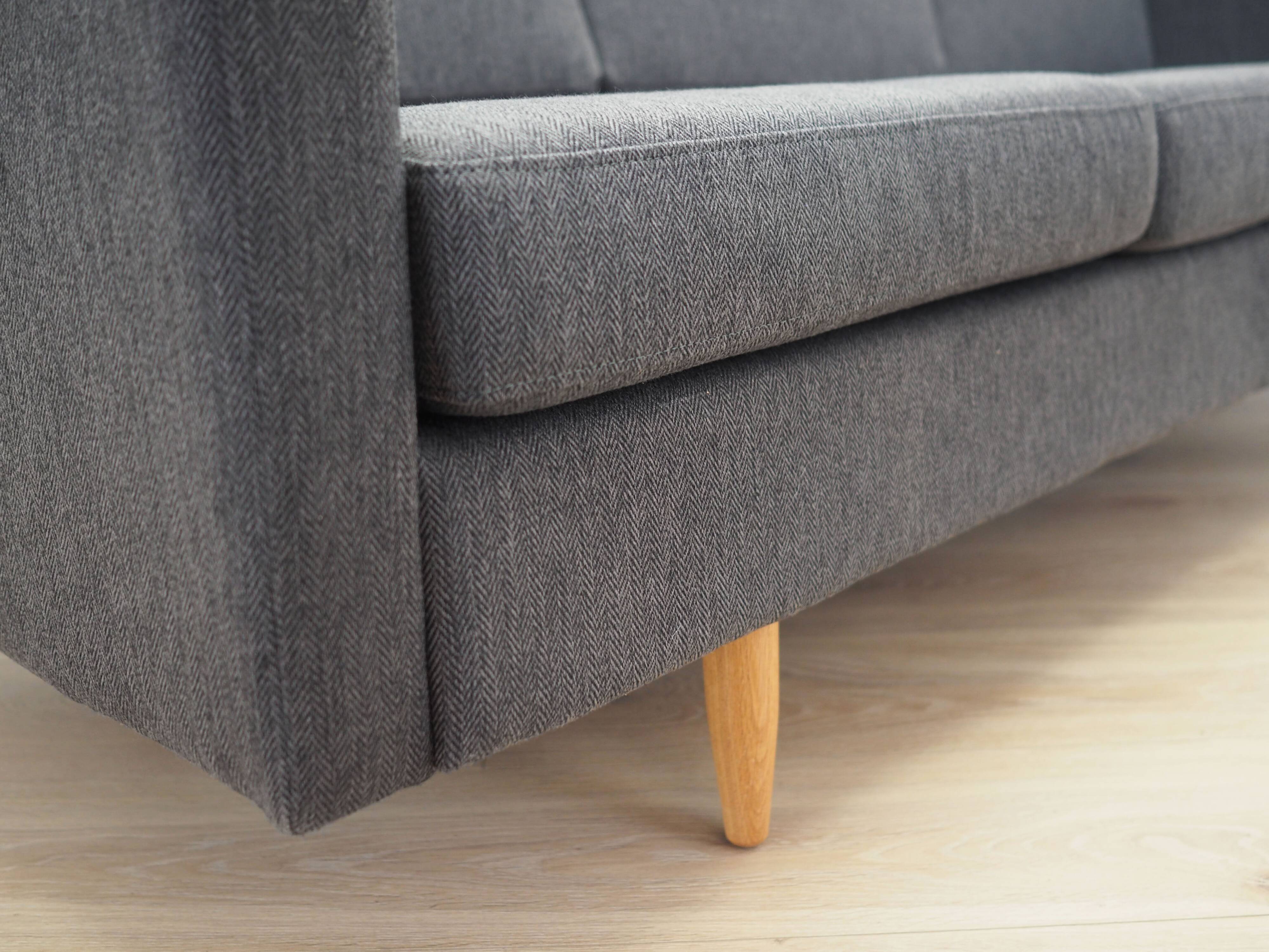 Grey sofa, Danish design, 1970s, production: Denmark