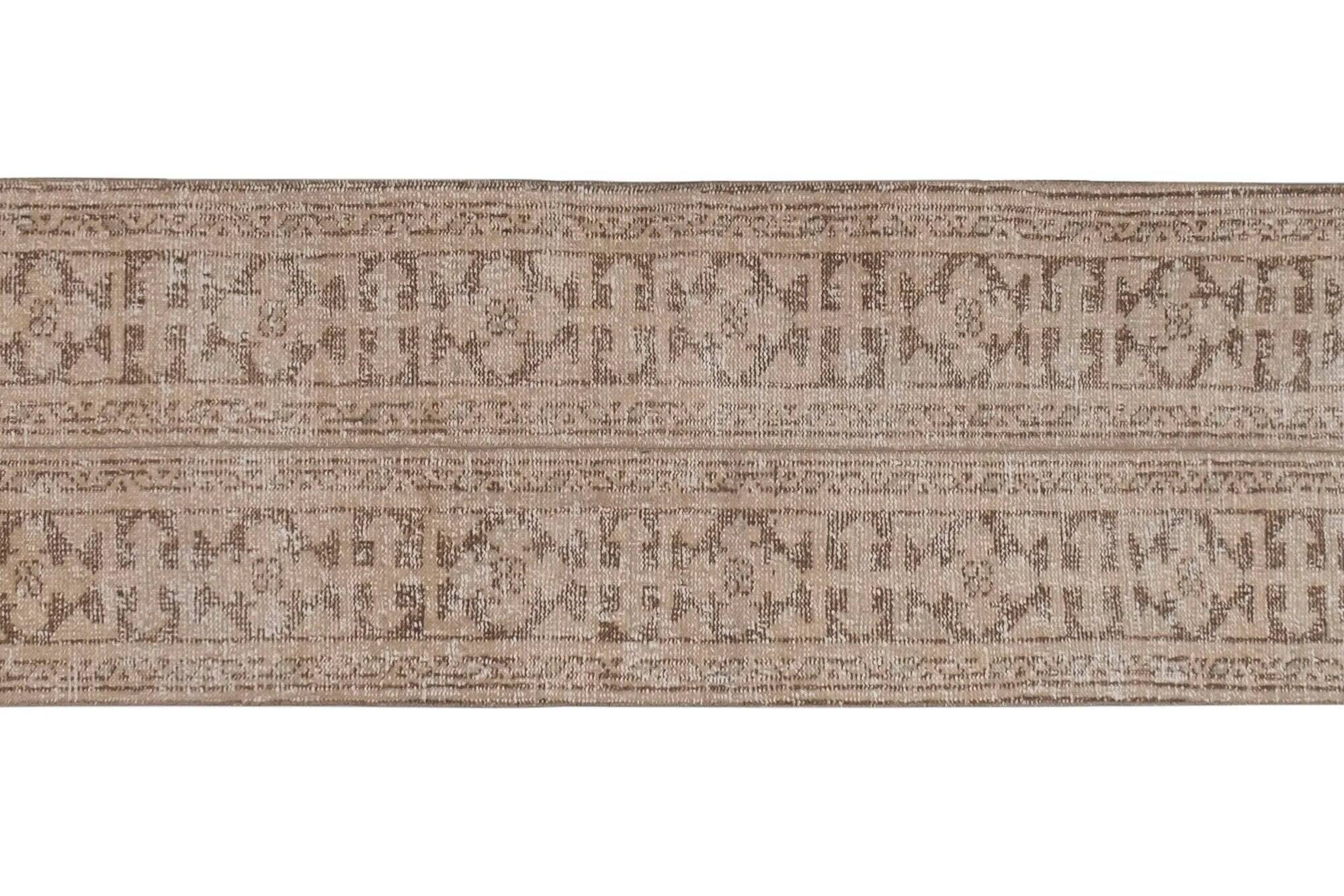 Tapis de couloir turc vintage 57x374 cm