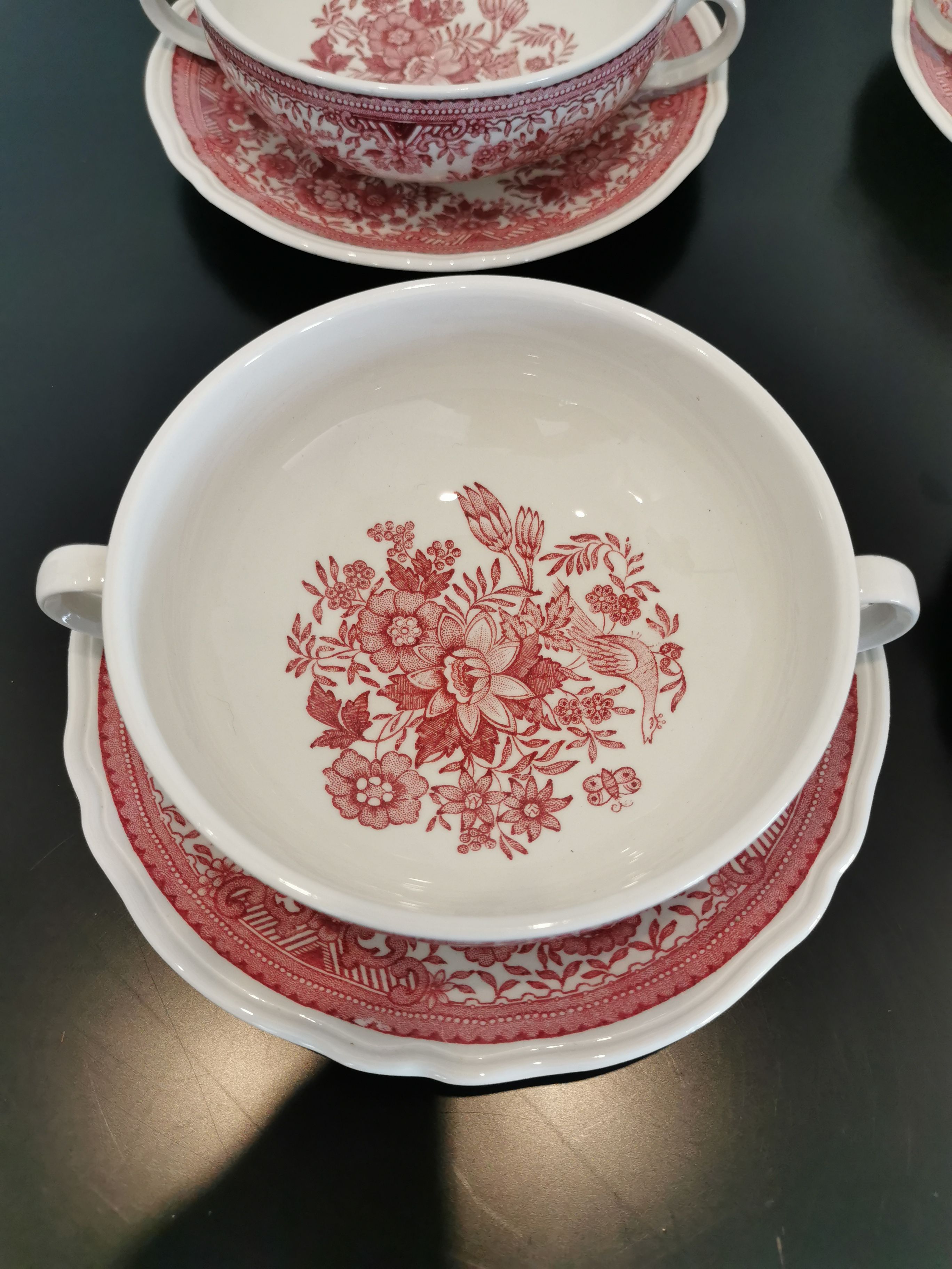 12 soup bowls and saucer service Villeroy&Boch Saar
