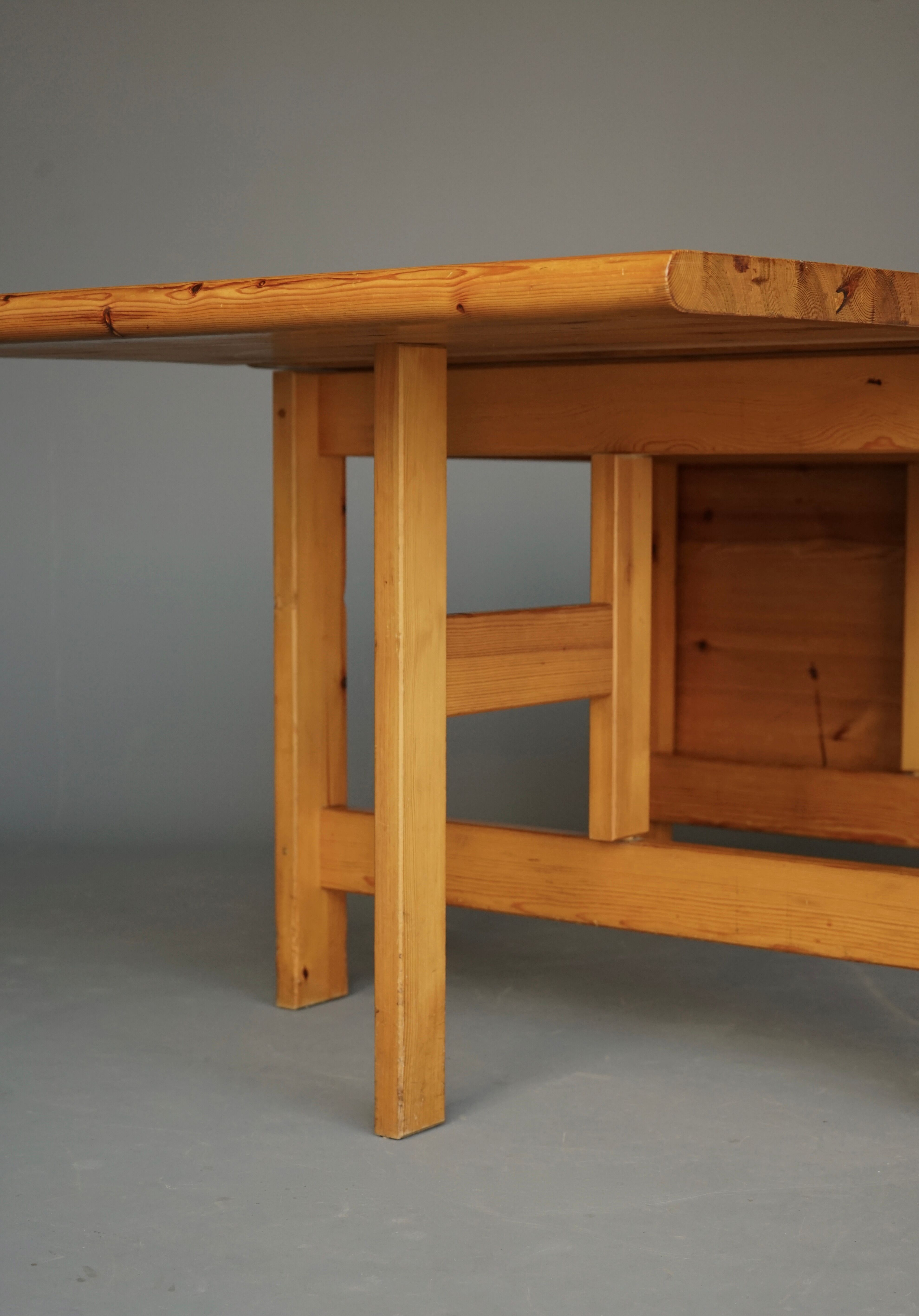 Pine Dining Set by Edwin Helseth for Strange Bruk, 1960s