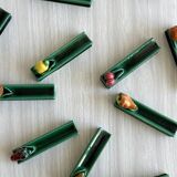 12 ceramic fruit knife holders.