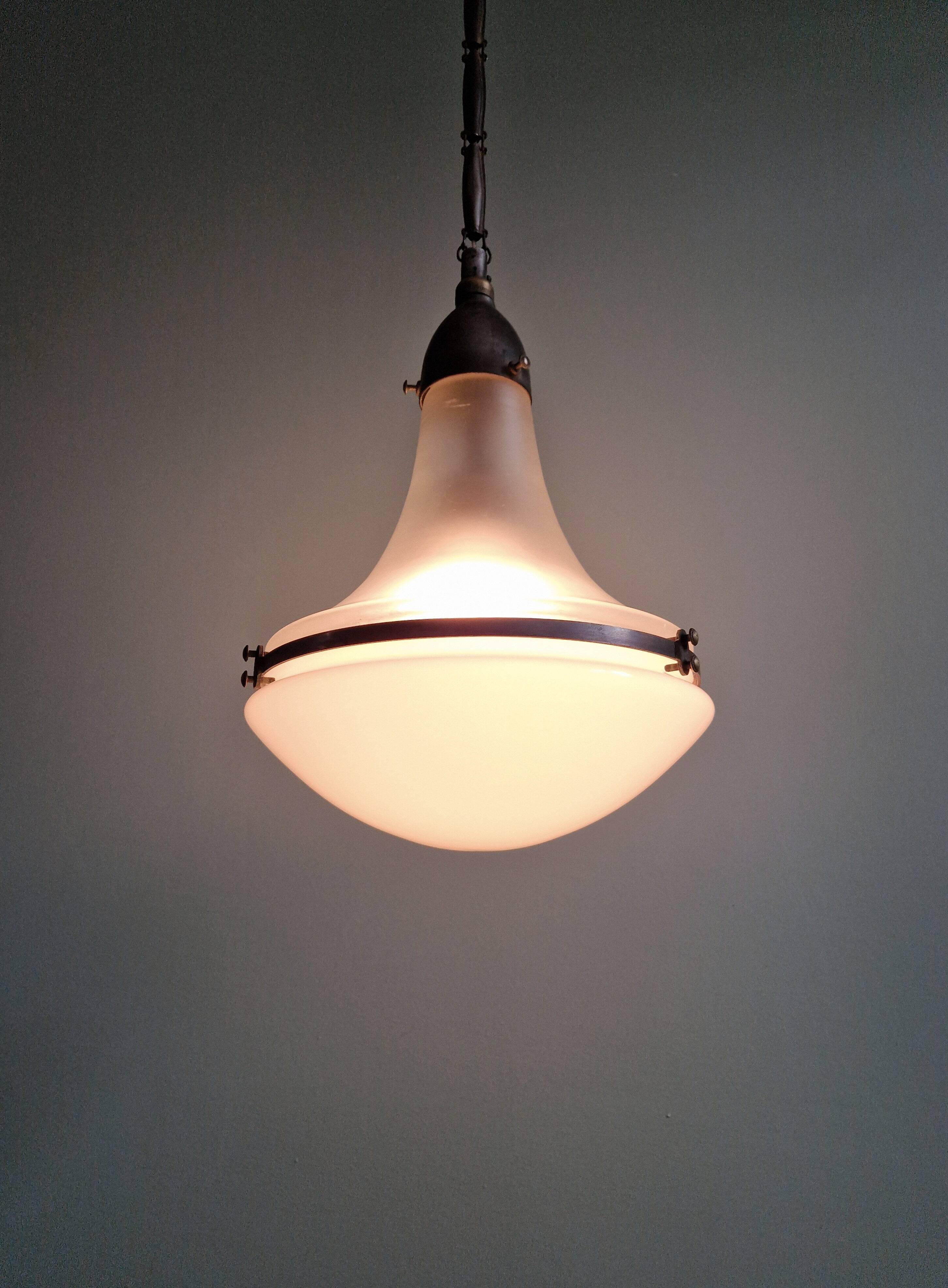 Luzette pendant, design by Peter Behrens, 1910s-20s.