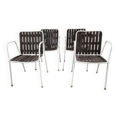 4 chaises EMU modèle Rio, 1960