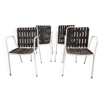 4 chaises EMU modèle Rio, 1960