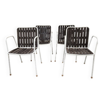 4 chaises EMU modèle Rio, 1960