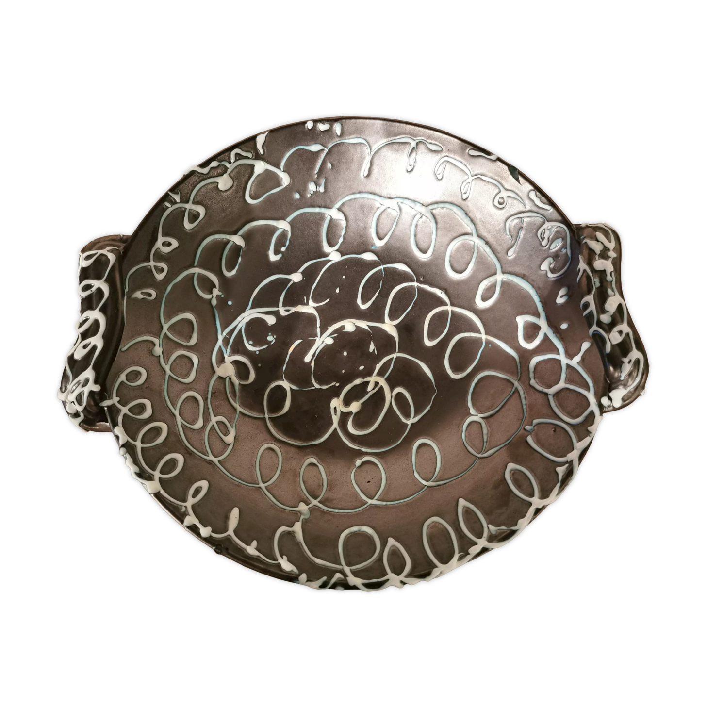 Plate Vallauris signed Lunetta