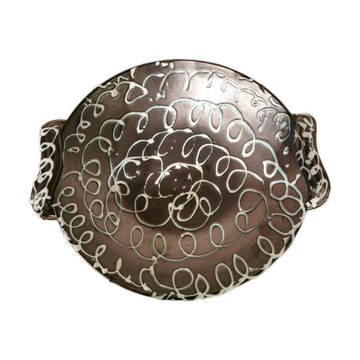 Plate Vallauris signed Lunetta