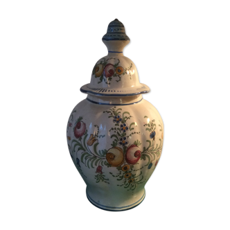 Apothecary pot vase with lid