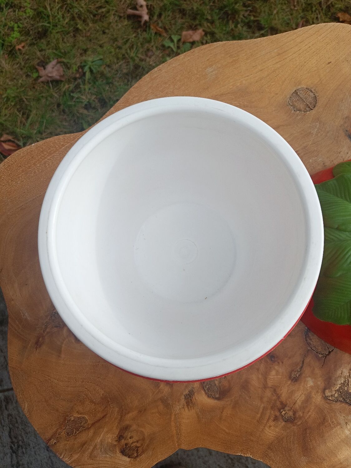 Vintage strawberry ice bucket