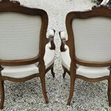 Paire de fauteuils Cabriolet