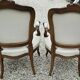 Pair of Cabriolet armchairs