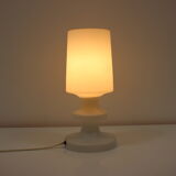 Mid-century allglass table lamp/ Osvětlovací sklo Valašské Meziříčí, 1970's