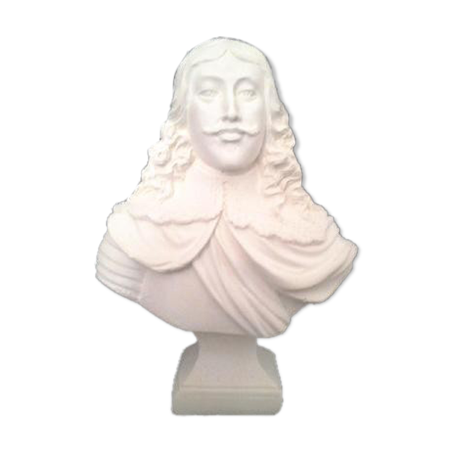 Louis XVI Buste en plâtre de moulage H:15cm 