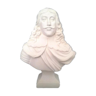 Louis XIII Bust in cast plaster