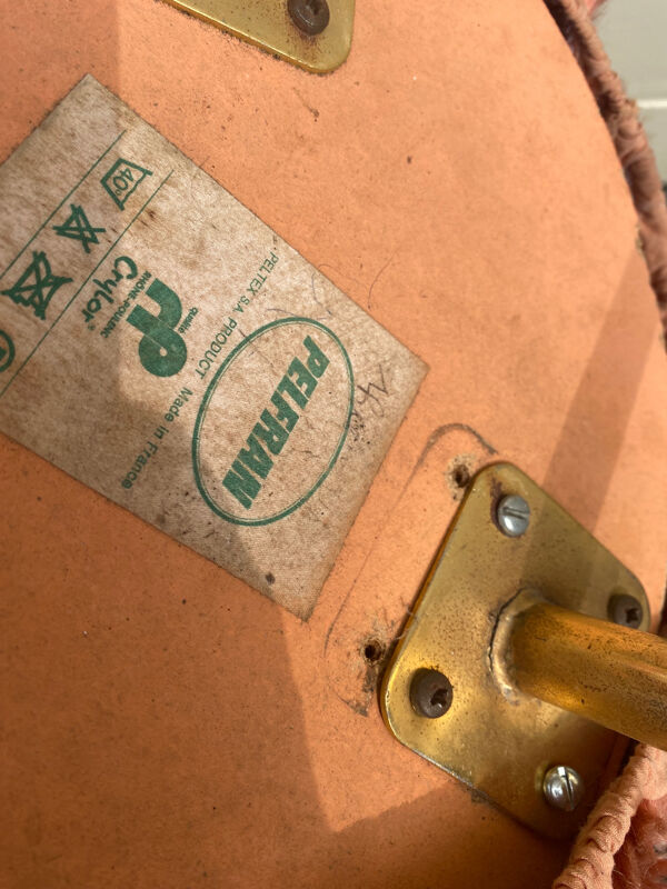 Paire de tabouret tripode moumoute Pelfran