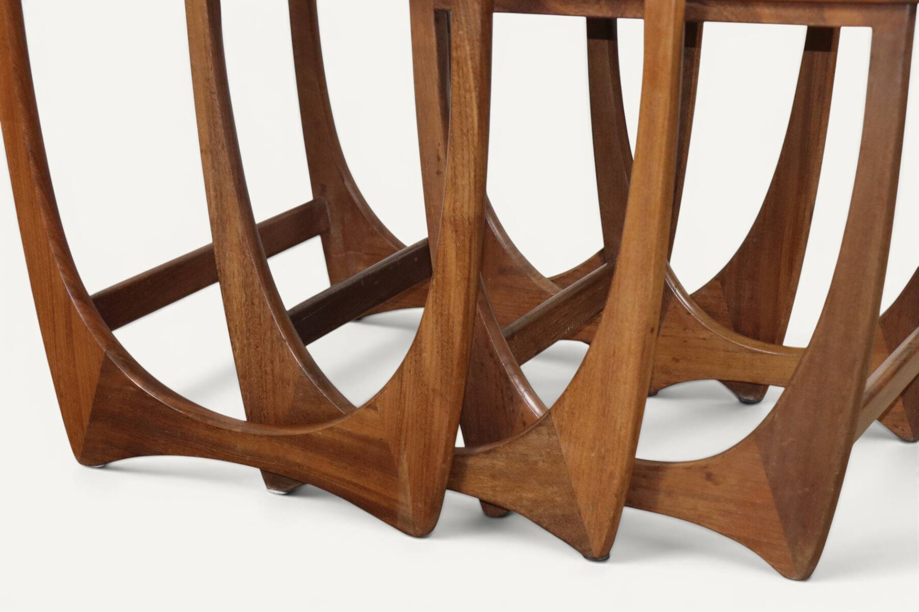 G-Plan teak nesting tables, 1960s.