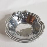 Coupelle vide poche en fonte d'aluminium au décor de fruits signée Tonini