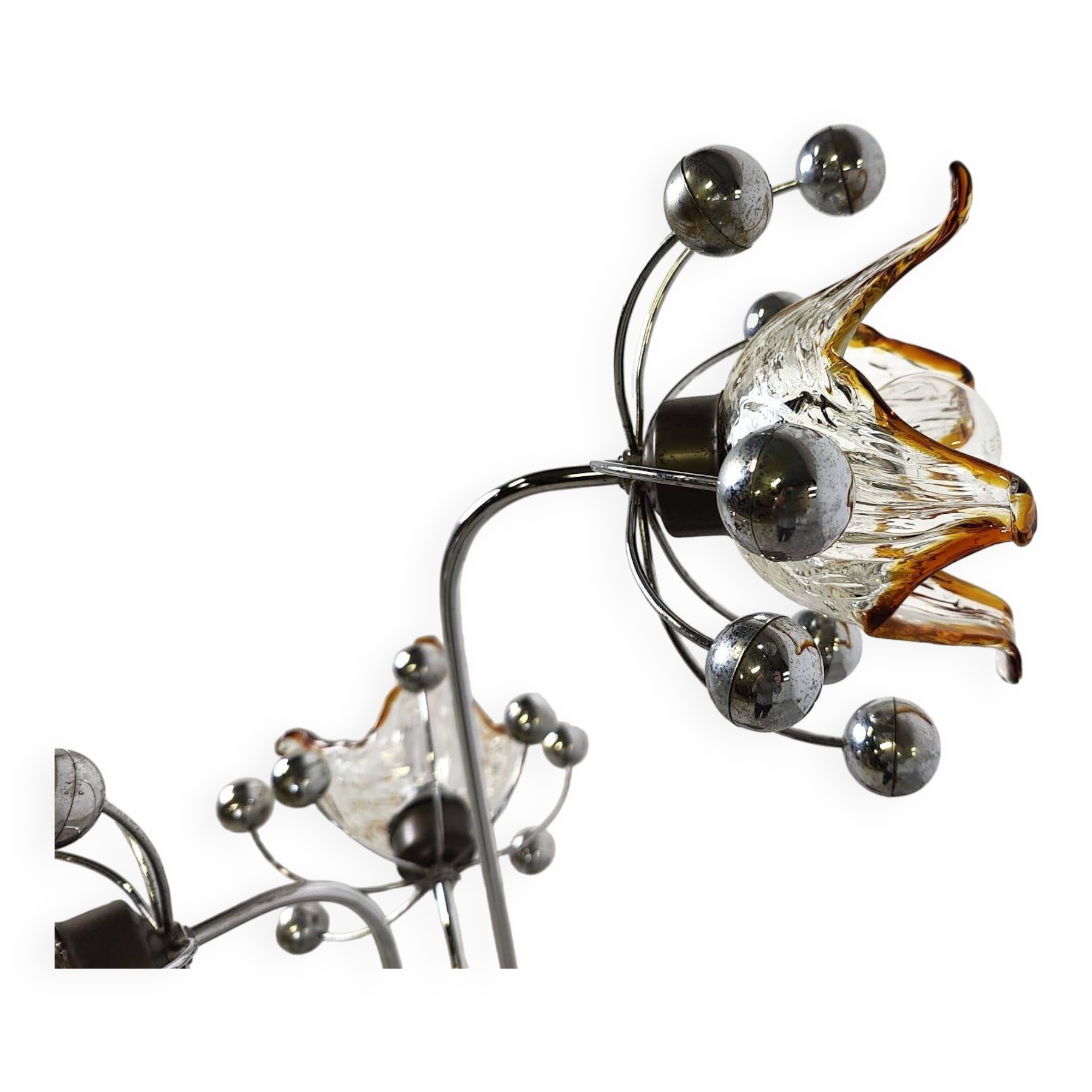 Vintage murano glass floor lamp, 1960s