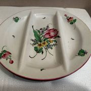 6 assiettes à Asperges Luneville début XX e siècle