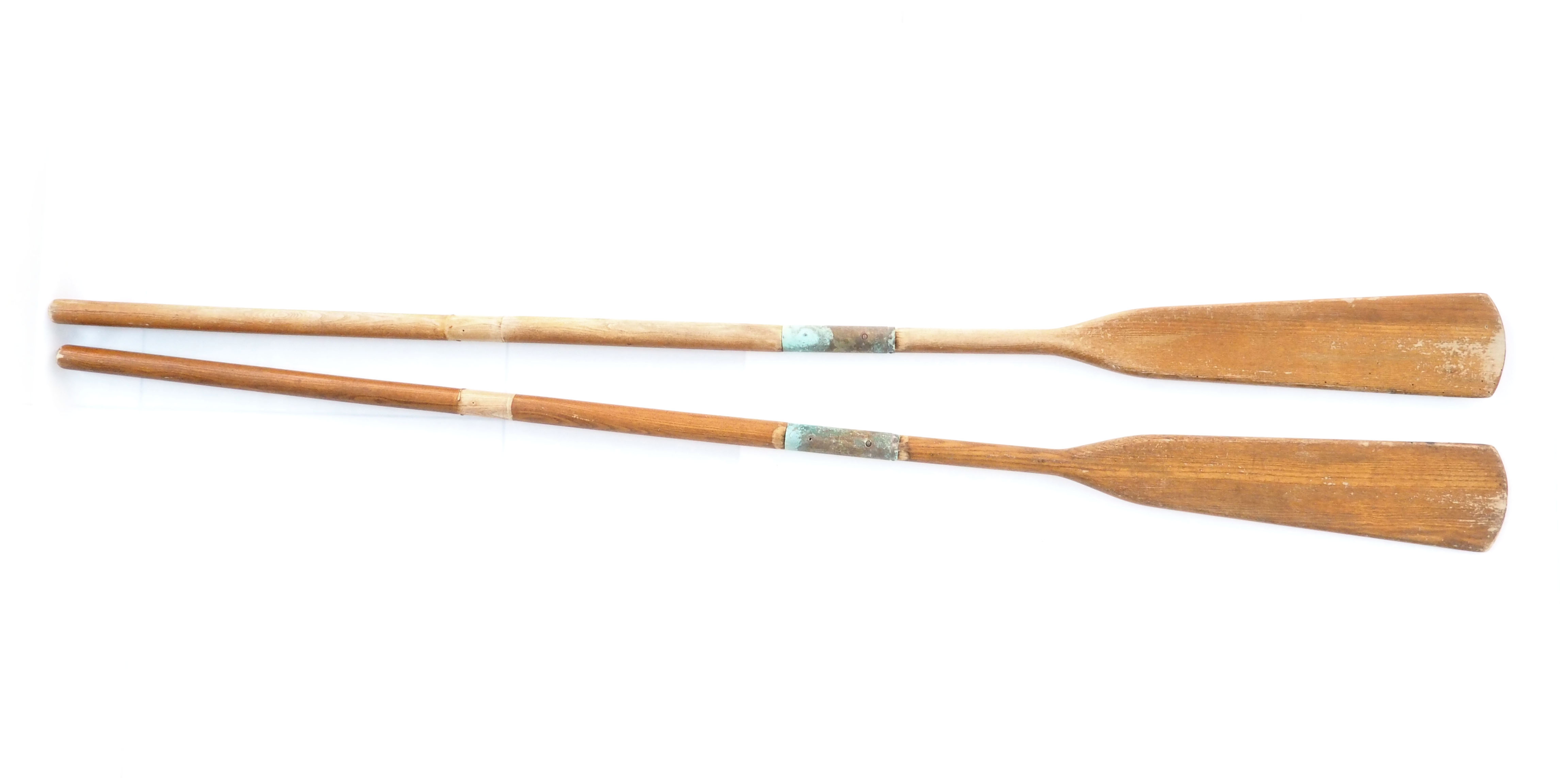 Pair of ancient paddles