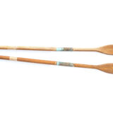 Pair of ancient paddles