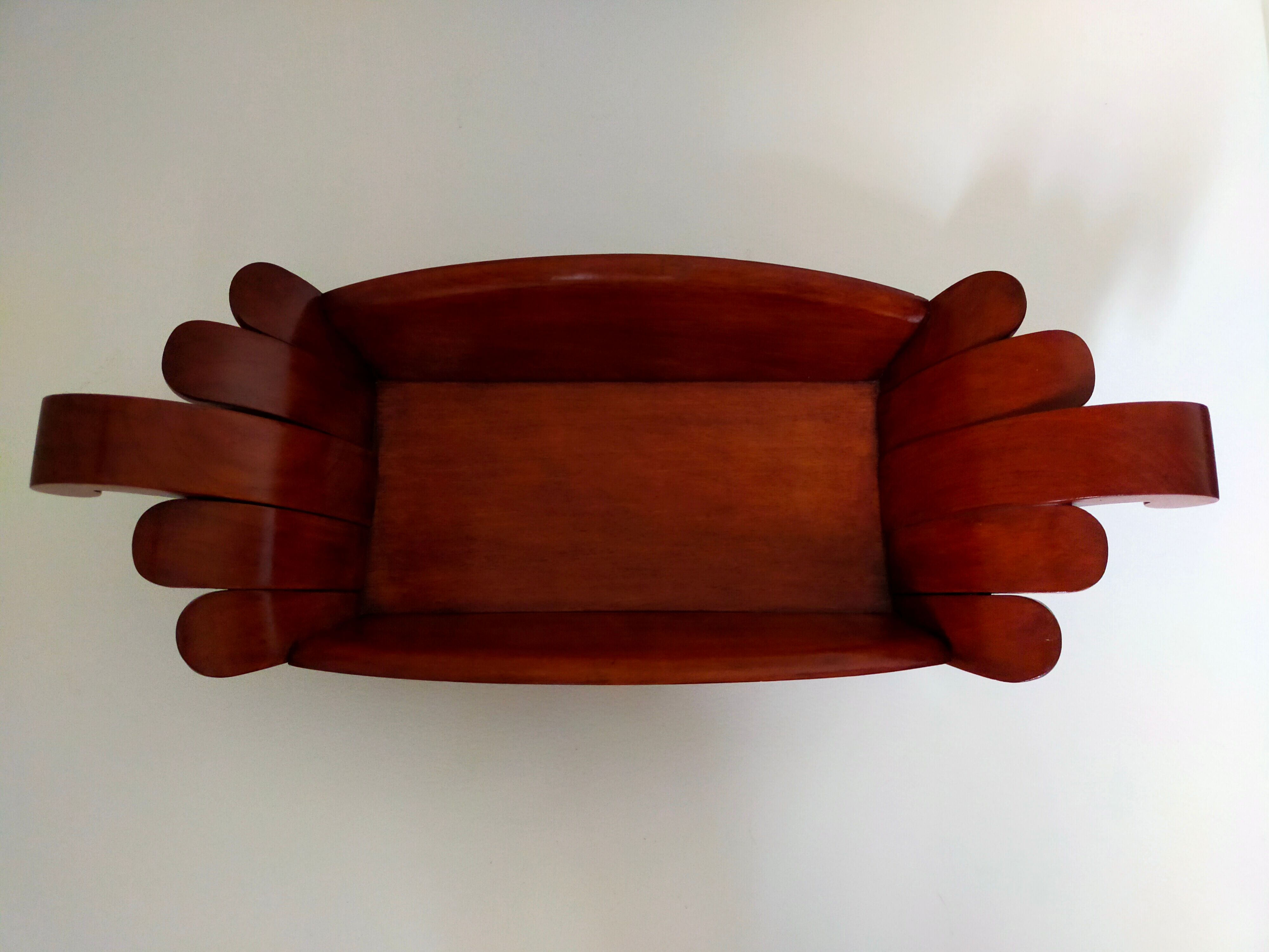 Wooden top box basket basket vintage