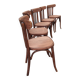 5 Chaises bistrot Thonet bois