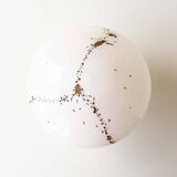 Original Vintage murano glass flush mount lights by Kaiser Leuchten, Germany 1970's