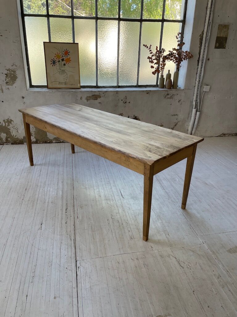Oak and pine farm table 2m