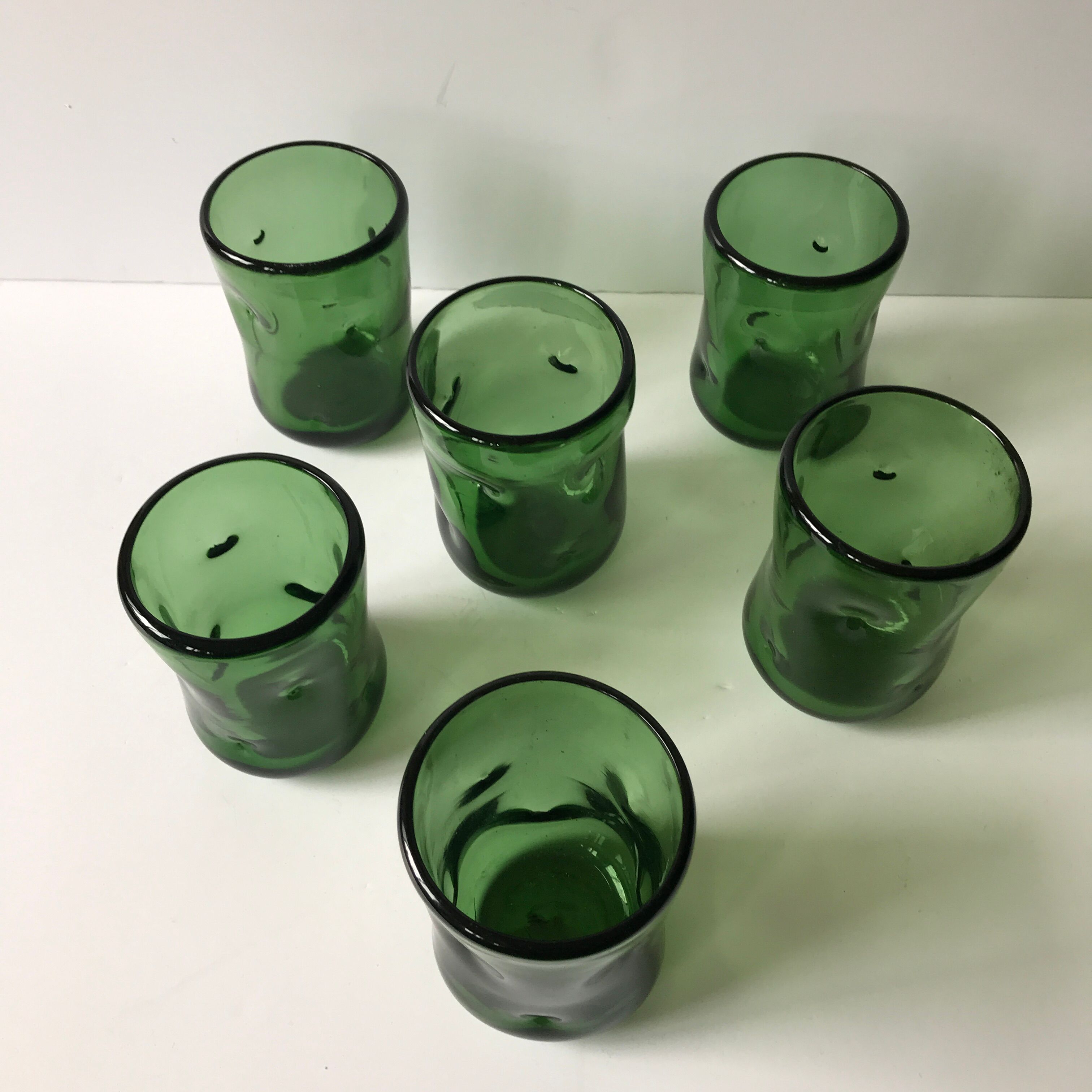 Green glasses